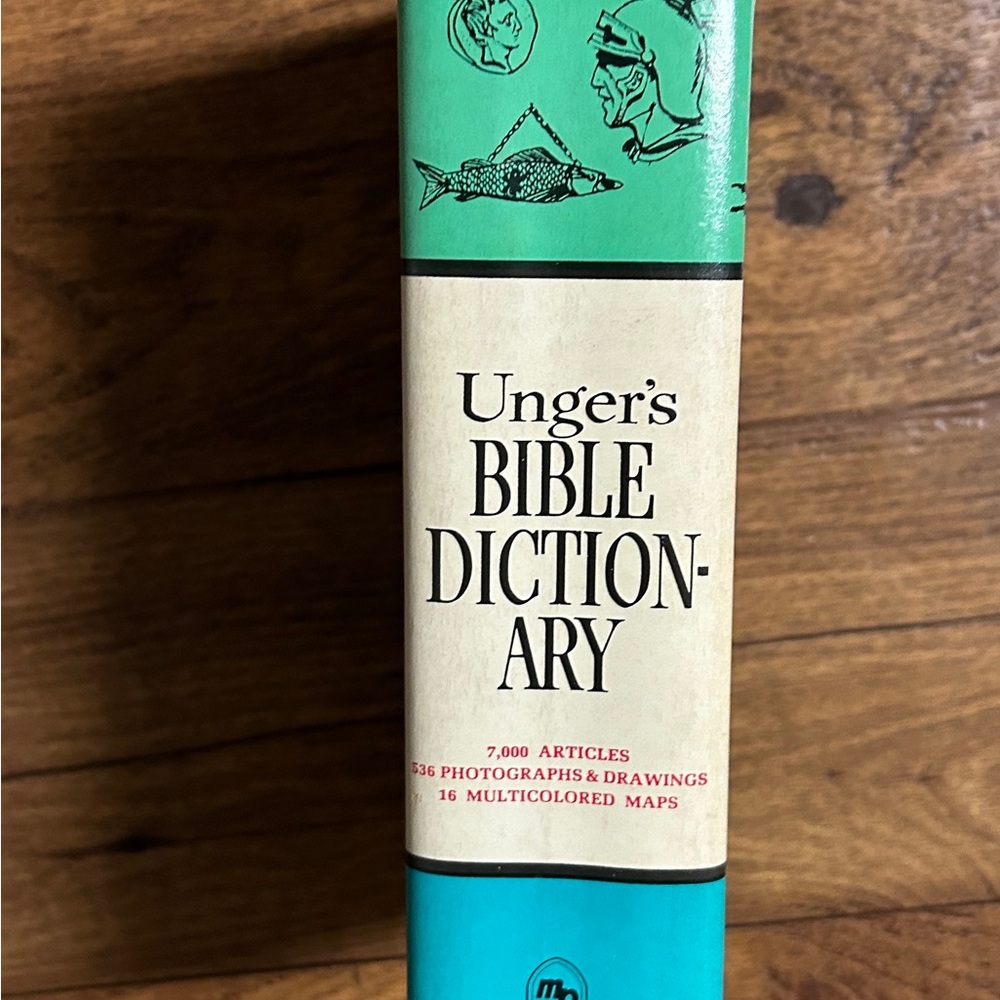 Ungers’s Bible Dictionary • Vintage • 1967 • HC Book W/ DJ • Moody Bible - Picture 2 of 11